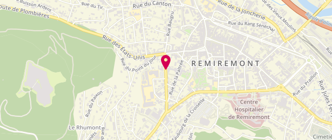 Plan de HARTMANN Laurent, 7 Rue de la Mouline, 88200 Remiremont