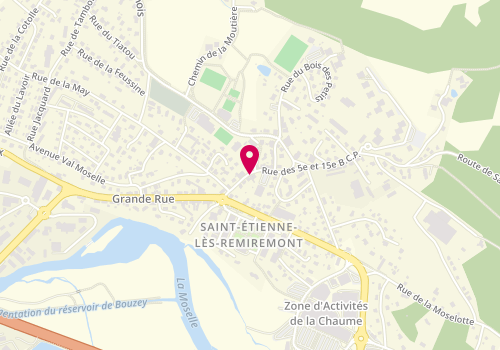 Plan de LEUVREY Sabrina, 14 A Rue des 5e et 15e Bcp, 88200 Saint-Étienne-lès-Remiremont