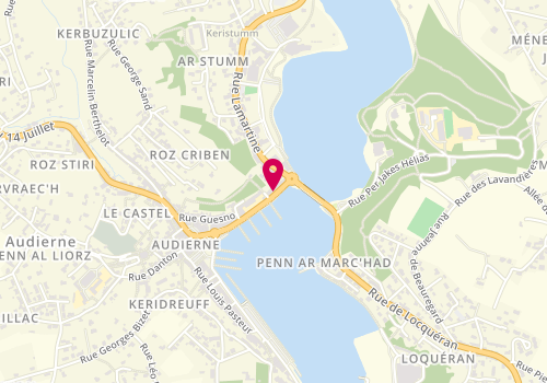 Plan de FAOU Isabelle, 6 Quai Anatole France, 29770 Audierne