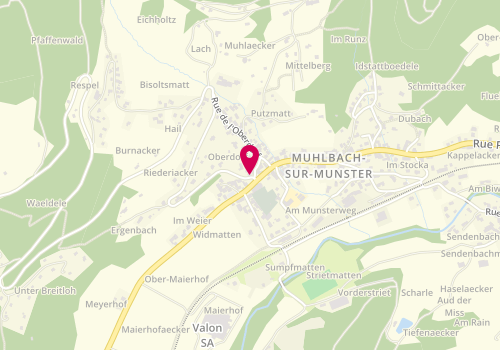 Plan de GUYON Jean Pascal, 4 Place de l'Eglise, 68380 Muhlbach-sur-Munster