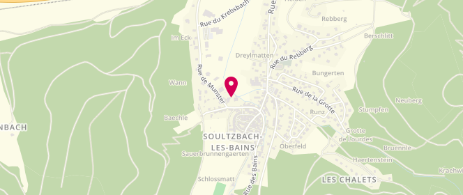 Plan de BURGER Guillaume, 10 Rue de Munster, 68230 Soultzbach-les-Bains