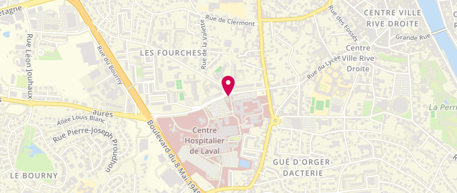 Plan de MICHELS Pierre-Emmanuel, 33 Rue du Haut Rocher, 53015 Laval