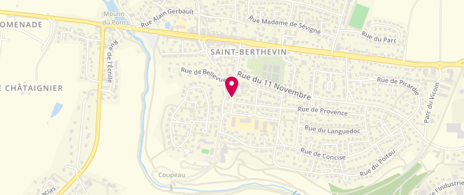 Plan de COUTTEREZ Olivier, 14 Rue du Haut Bourg, 53940 Saint-Berthevin