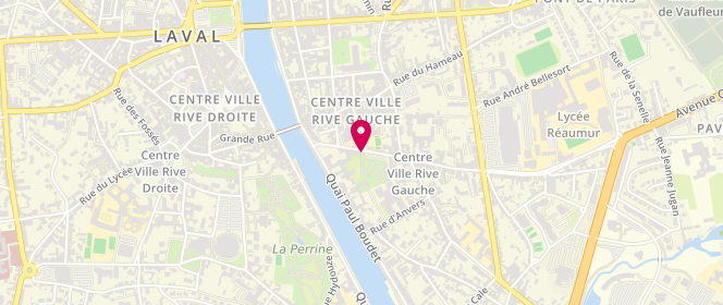 Plan de DESMOTTES Isabelle, 10 Rue Sainte Anne, 53000 Laval