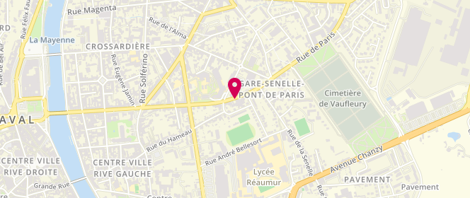 Plan de SERHAL Marcel, 84 Rue de Paris, 53000 Laval