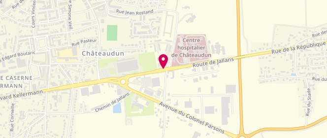 Plan de BRISSET Denis, Route Jallans, 28205 Châteaudun