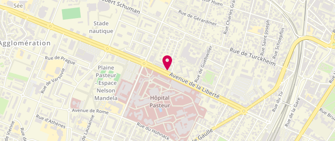Plan de GARBAGE Pascal, 22 Avenue de la Liberte, 68000 Colmar