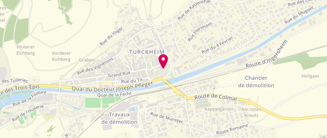 Plan de BUCHLIN François, 5 Place de la Republique, 68230 Turckheim