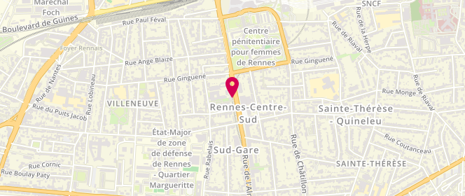 Plan de COUSANCA Julien, 96 Rue de l'Alma, 35000 Rennes