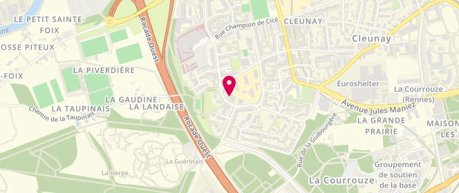 Plan de BERENGUER-ROZE Valérie, 60 Boulevard de la Guerinais, 35000 Rennes
