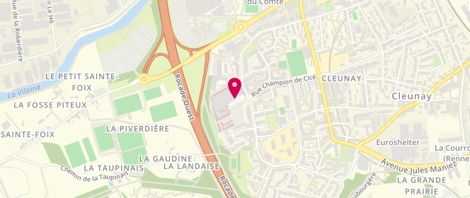 Plan de LEBORGNE-MEYER Anne Sophie, 4 Place Saint Guénolé, 35043 Rennes