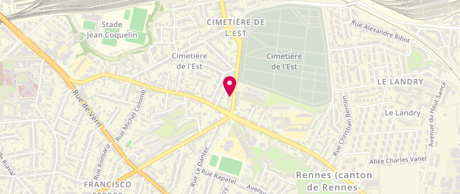 Plan de DUBOIS Yannick, 118 Boulevard Villebois Mareuil, 35000 Rennes