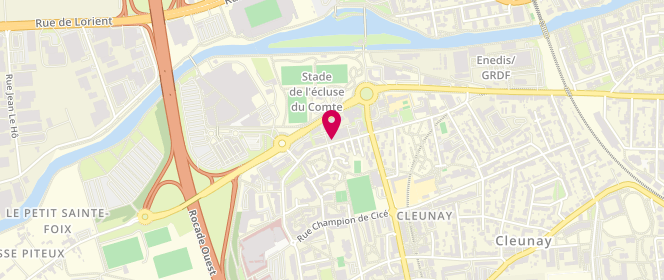 Plan de LUCAS Nicolas, 112 Rue Eugène Pottier, 35000 Rennes