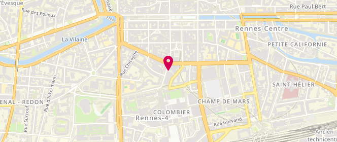 Plan de GUILLARD-LEFRAIS Anne, 5 Rue Tronjolly, 35000 Rennes