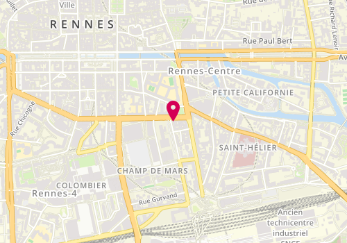 Plan de MINE Louis, 11 Boulevard de la Liberte, 35000 Rennes
