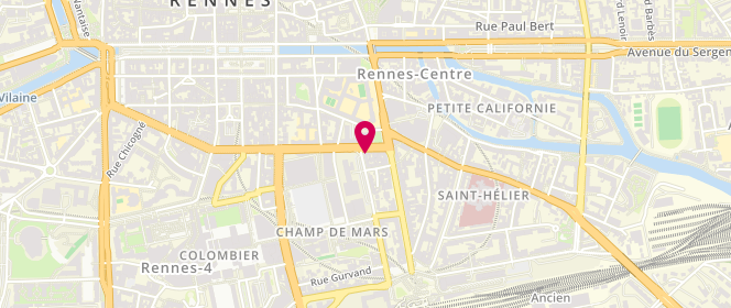 Plan de GAUTIER-LERESTIF Anne-Lise, 11 Boulevard de la Liberte, 35000 Rennes