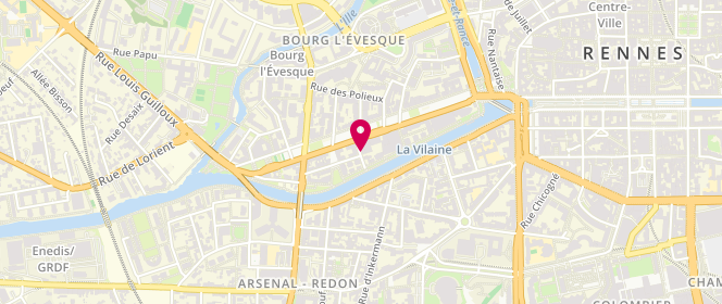 Plan de BENKALFATE Lamia, 9 Rue Mauduit Duplessis, 35000 Rennes