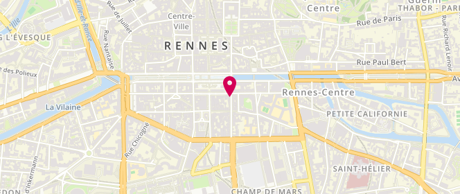 Plan de RENAUD Marine, 2 Rue Maréchal Joffre, 35000 Rennes