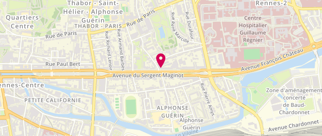 Plan de Hamon Marie-Line, 105 Avenue Aristide Briand, 35000 Rennes