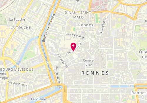 Plan de JAMET Henri, 22 Place des Lices, 35000 Rennes