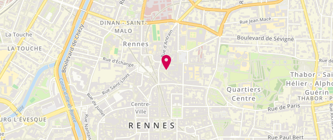 Plan de LEFEBVRE Marie, 7 Rue de la Visitation, 35000 Rennes