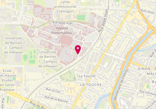 Plan de POLIN Baptiste, 2 Rue Henri le Guilloux, 35000 Rennes