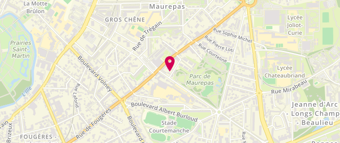 Plan de GAULT Sosane, 11 Boulevard Paul Painlevé, 35700 Rennes