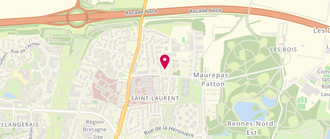 Plan de LIEGAUX Jean Marc, 2 Ter Rue de Saint Laurent, 35700 Rennes
