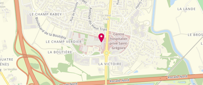 Plan de GAC Marie-Mélanie, 6 Boulevard de la Boutière, 35760 Saint-Grégoire