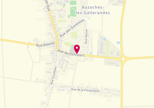 Plan de TRIKI Abdelbari, 3 Bis Rue de Pithiviers, 45480 Bazoches-les-Gallerandes