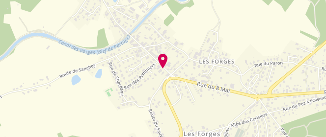 Plan de AFANASSIEFF Nicolas, 5 Route de Mirecourt, 88390 Les Forges