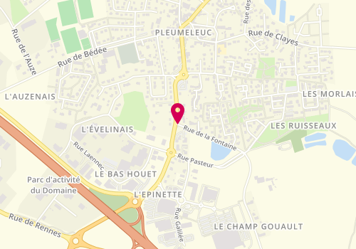 Plan de GUICHARD Luc, 2 Rue de la Fontaine, 35137 Pleumeleuc