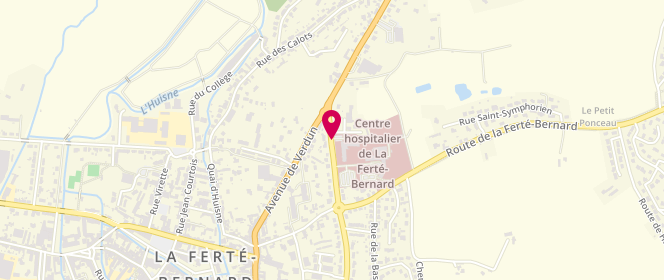 Plan de SIERRA-FORTUNY Sandrine, 56 Avenue Pierre Brule, 72401 La Ferté-Bernard