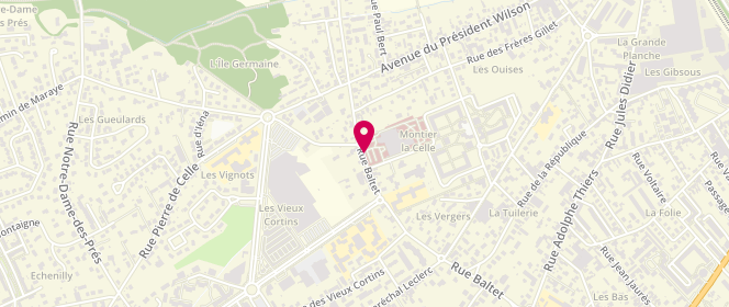 Plan de BAQUE Petra, 17 Rue Charles Baltet, 10120 Saint-André-les-Vergers