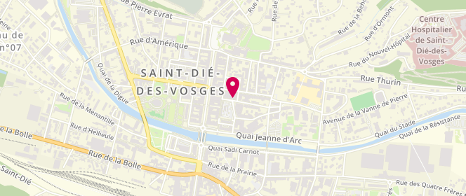 Plan de Oltean Georgeta, 7 Rue de l'Orient, 88100 Saint-Dié-des-Vosges