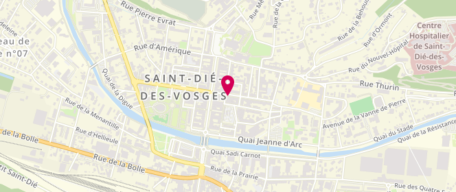 Plan de ALEXANDRE Jean Philippe, 10 Rue Dauphine, 88100 Saint-Dié-des-Vosges