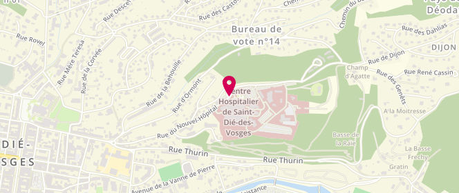 Plan de KIEFFER Jérôme, 26 Rue du Nouvel Hopital, 88100 Saint-Dié-des-Vosges