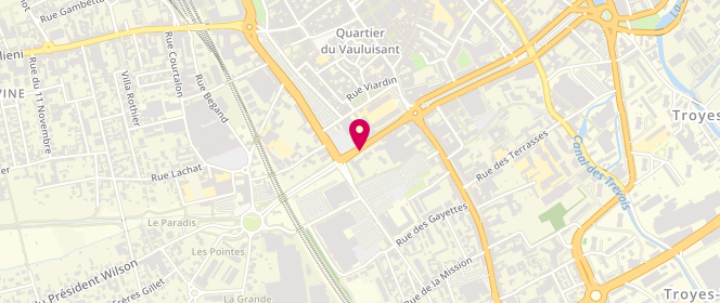 Plan de NDAYIKENGURUKIYE Samuel, 15 Boulevard du 1er Ram, 10000 Troyes