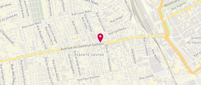 Plan de BUTURUGA Alexandru, 50 Avenue du Général Gallieni, 10300 Sainte-Savine
