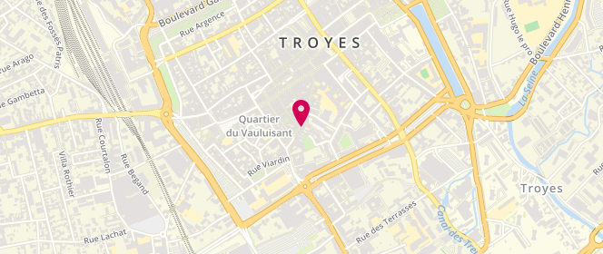 Plan de PAUTOT Valérie, 41 Rue du General Saussier, 10000 Troyes