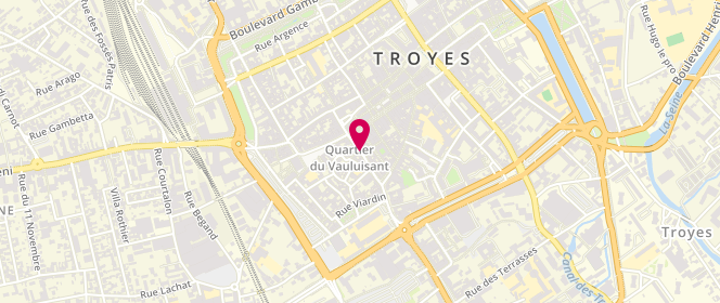 Plan de VAUTHIER Michel, 7 Rue Turenne, 10000 Troyes