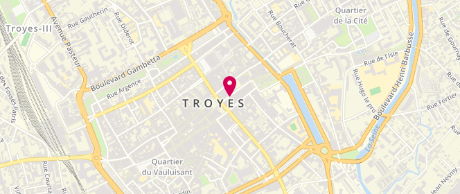 Plan de PLIQUE Eric, 33 Rue Urbain Iv, 10000 Troyes