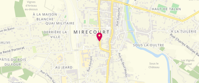 Plan de CHERRIER Philippe, 11 Rue Sainte Cécile, 88500 Mirecourt