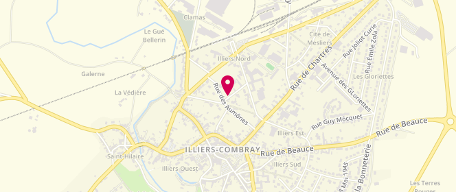 Plan de ANTOINE Bernard, 6 Rue Pasteur, 28120 Illiers-Combray