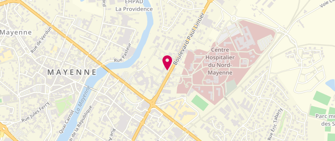 Plan de GRISON Pierre, 229 Boulevard Paul Lintier, 53103 Mayenne