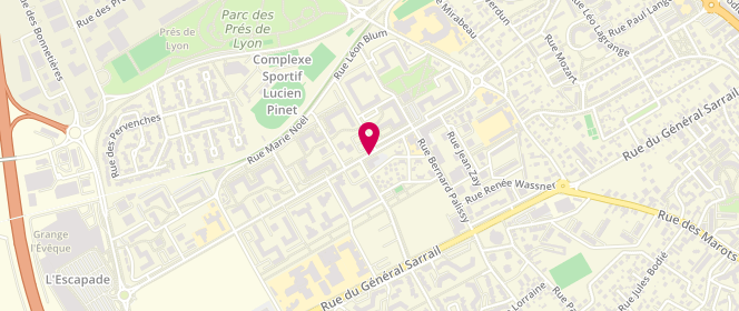 Plan de BELKADI Augustin, 11 d'Avenue Jean Moulin, 10600 La Chapelle-Saint-Luc