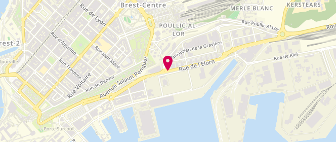 Plan de GRECO Matthieu, 355 Rue de l'Elorn, 29200 Brest
