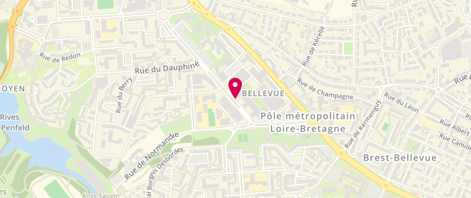 Plan de DONNOU Philippe, 9 Avenue de Tarente, 29200 Brest