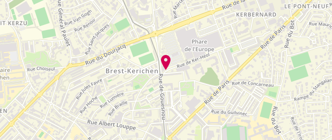 Plan de JOUAN Philippe, 2 Rue de Ker Héol, 29200 Brest