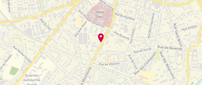 Plan de ZRIBA-DATHEVY Samïa, 60 Avenue du Maréchal Maunoury, 28000 Chartres